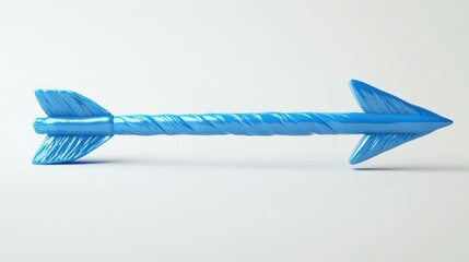 A blue arrow pointing to the right