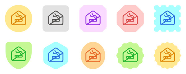 Editable no smoking room vector icon. Part of a big icon set family. Perfect for web and app interfaces, presentations, infographics, etc