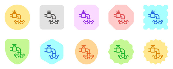 Editable water faucet vector icon. Part of a big icon set family. Perfect for web and app interfaces, presentations, infographics, etc