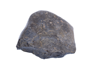 Limestone rock sample . Grey stone specimen. Sedimentary rock	