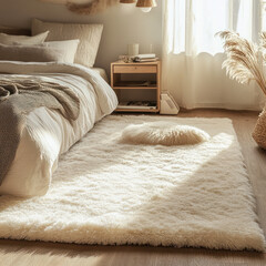 double bed with pillows