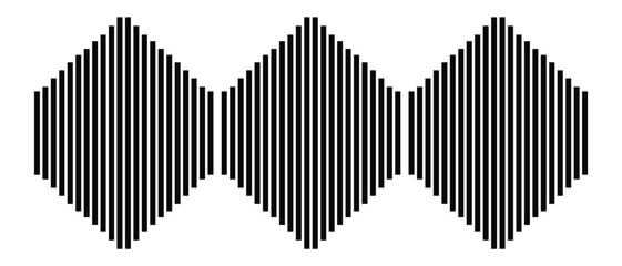 sound wave and audio waves icon, radio waves icon on white background.