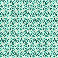 seamless pattern with green leave