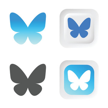 Bluesky Social Media Logo On White Background Vector