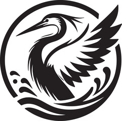 vector illustration of a bird
