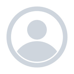 High resolution default profile picture icon.