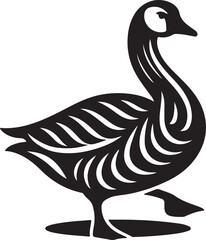 duck isolated on white