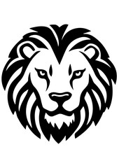 Fototapeta premium Lion Animal illustration, vector animal logo, Gift idea, printable, engrave laser, digital prints, Animal Design, vector illustration, tattoo sketch, cricut, sublimation, logotype design