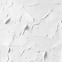 Obraz premium Abstract White Textured Background with Plaster-like Surface and Contrasting Shadows
