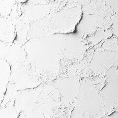 Obraz premium Textured White Plaster Wall: A High-Resolution Abstract Surface with Rough Edges and Fine Cracks, Providing Unique Visual Depth.