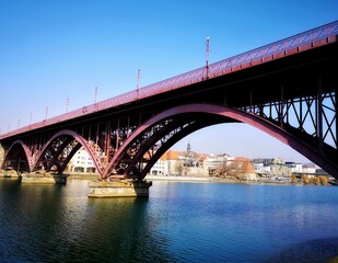 Bridge over Drava in Maribor