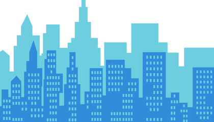 Fototapeta premium city ​​symbol silhouette 2d graphics