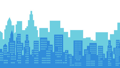 Fototapeta premium city ​​symbol silhouette 2d graphics