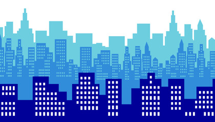 city ​​symbol silhouette 2d graphics