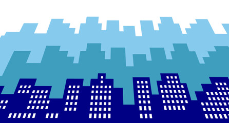 city ​​symbol silhouette 2d graphics