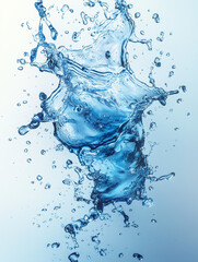 water splash isolated