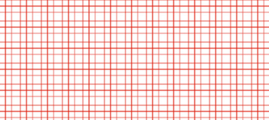 Red and white striped plaid fabric texture background 