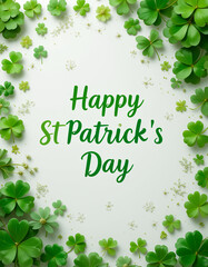 st patricks day greeting card background