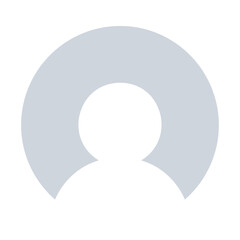 High resolution default profile picture icon.