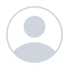 High resolution default profile picture icon.