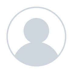 High resolution default profile picture icon.