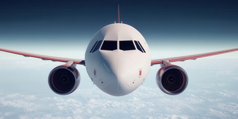 Fototapeta premium Airplane banner