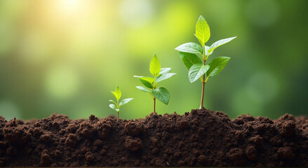 Fototapeta premium young green plant