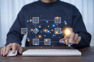 Business process management design organigram. Data management workflows organigram. Work structure...