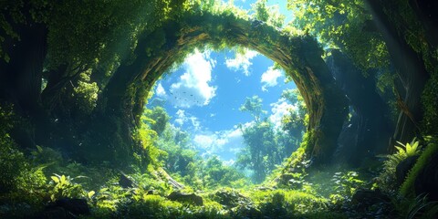 Ancient forest banner