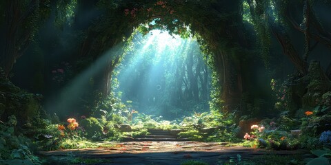 Ancient forest banner
