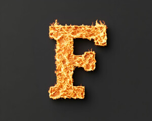 Fiery letter F (1)