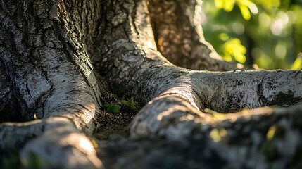 Obraz premium looking up a group of trees