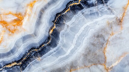 Abstract Close-up of Colorful Natural Stone with Elegant Patterns