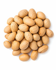 Pile of small, light-tan nuts