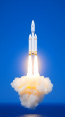 Rocket launch into space (2)