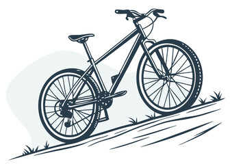 Fototapeta premium bicycle silhouette vector