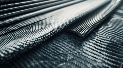 Aesthetic display of carbon fiber.