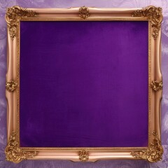 A purple velvet background with rose gold edges and soft purple lighting for luxurious setups. Generated AI