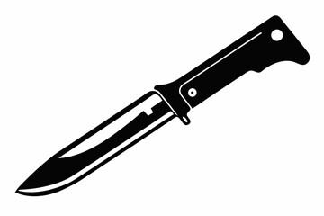 utility knife line art silhouette vector illustration
