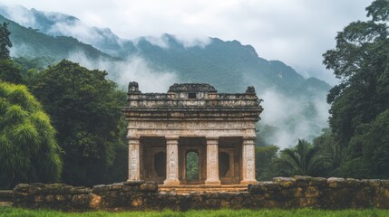 Tayrona Temple: Misty Mountains Ancient Ruins 