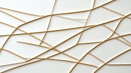Pearlescent cream and soft champagne hues with thin platinum wire in geometric patterns, exuding elegance and minimalism