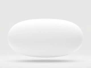 Oval Pill Design Concept: Modern Healthcare Illustration