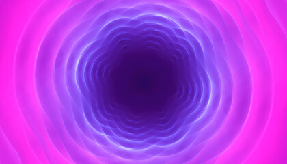 Abstract neon background with bright neon lines and rays, scene.