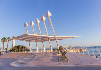 Mirador in Torrox Costa, Andalusien, Spanien.