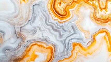 Abstract Orange and Gray Marble Texture for Background and Design