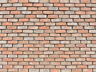 Fototapeta premium Aged Brick Wall with Cobblestone Design