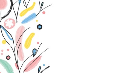 Naklejka premium Abstract Patterned Mother's Drawer, Treasures & Design