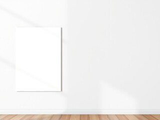 11x17 Wall Poster Mockup - Blank Right Side for Design