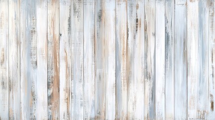 Obraz premium Rustic Wooden Planks with Weathered Finish and Soft Blue Hues