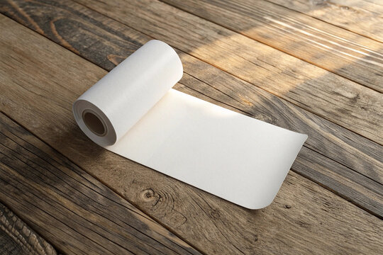 A clean, minimalist white sticker mockup with a blank surface, perfect for branding, logo designs, labels, and product presentation. High-resolution and customizable
